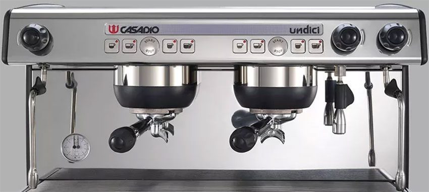 Bảng điều khiển của máy pha cà phê Casadio Undici A2 Group