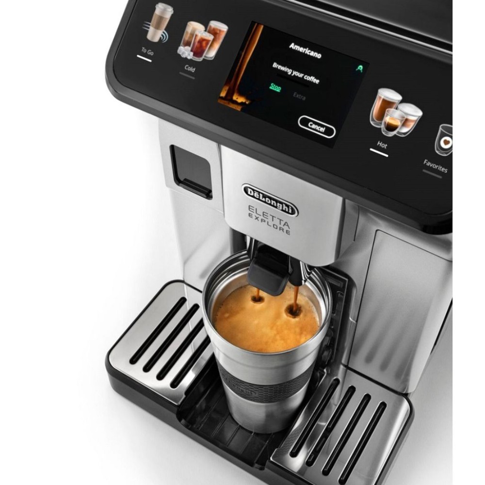 Máy pha cà phê tự động DeLonghi ECAM 450.55.G Eletta Explore - Hàng chính hãng