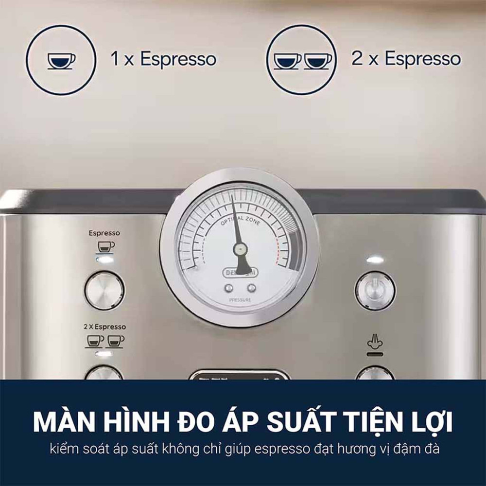 Máy pha cà phê Delonghi EM450.M - Hàng chính hãng
