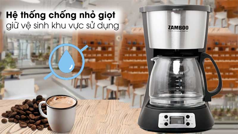 Máy pha cà phê Drip Zamboo ZB-55CFD - Hàng chính hãng