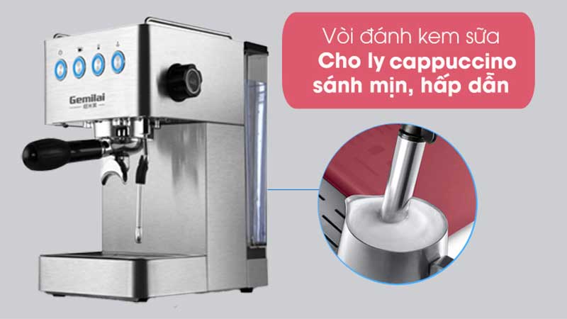 Vòi đáh sữa của Máy pha cà phê Gemilai CRM3005E