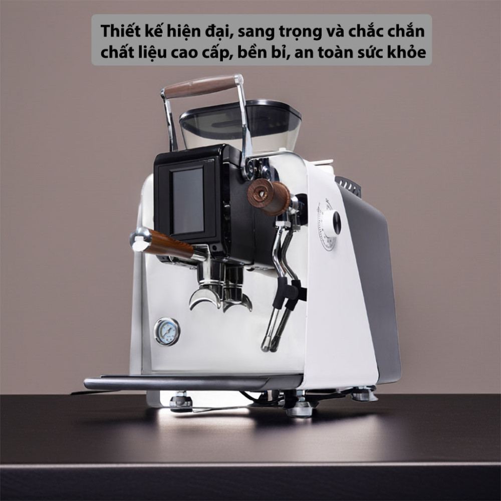 Máy pha cà phê Lacilio Simple LS-250 thiết kế hiện đại, sang trọng, chất liệu bền bỉ