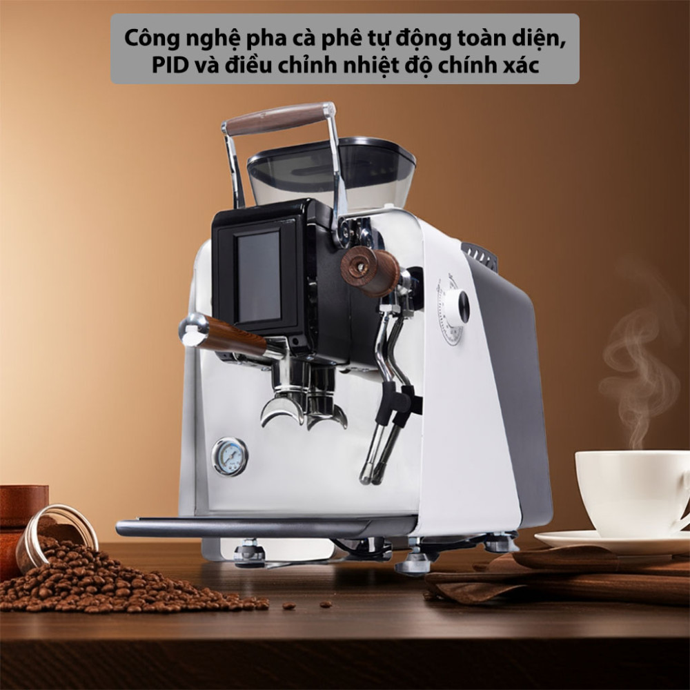 Máy pha cà phê Lacilio Simple LS-250 được ứng dụng công nghệ hiện đại, hiệu suất hiệu quả