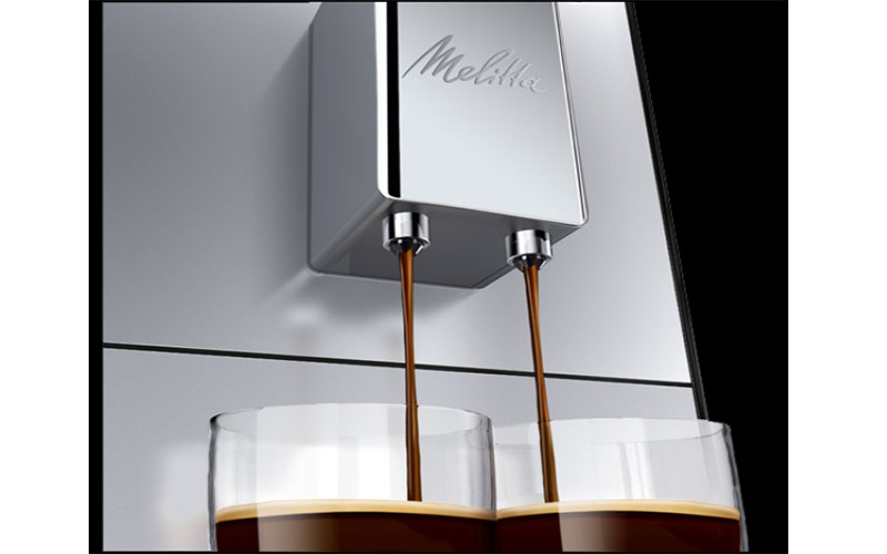 Có thể điều chỉnh được chiều cao vòi cà phê của Máy pha cà phê Melitta Caffeo Solo
