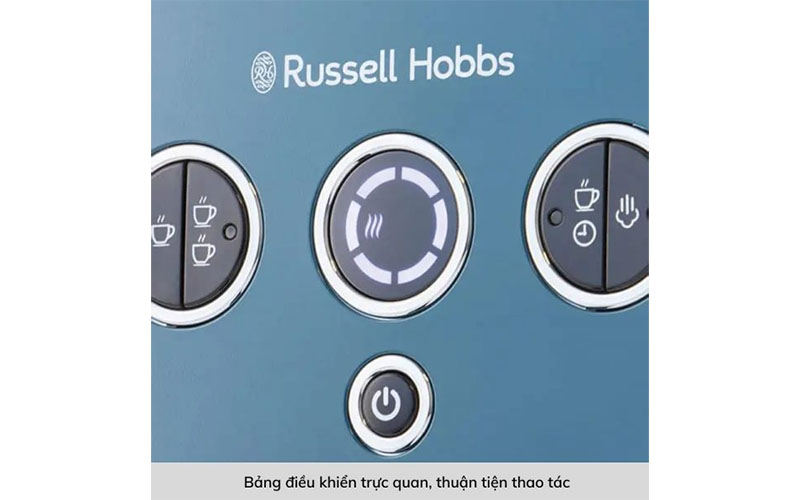 Bảng điều khiển của Máy pha cà phê Russell Hobbs Distinction 26451-56