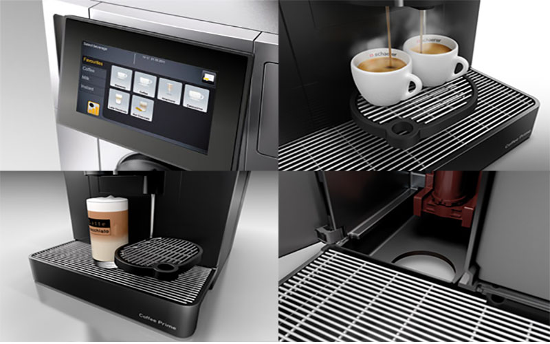 Thiết kế của Máy pha cà phê Schaerer Coffee Prime