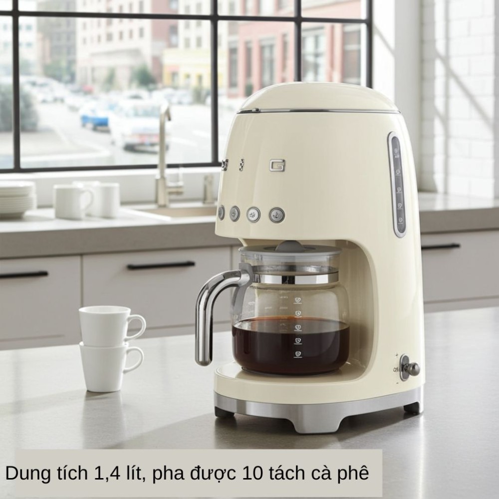 Máy pha cà phê Smeg DCF02CREU - Hàng chính hãng