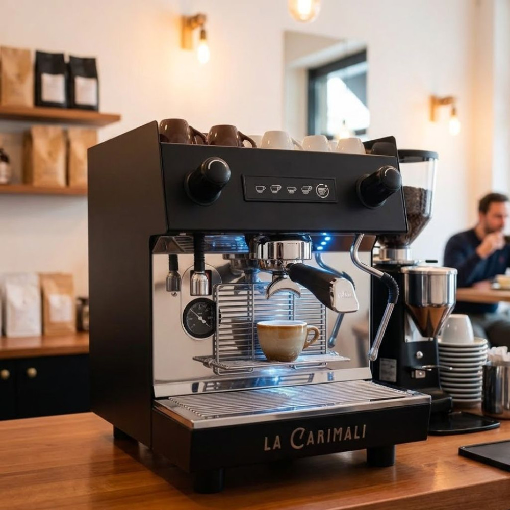 Máy pha cà phê espresso Carimali Nimble E1 Black - 1 group - Hàng chính hãng