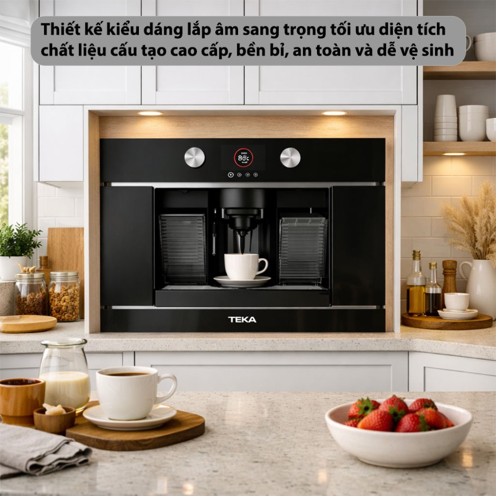 Máy pha cà phê lắp âm Teka CLC-8350-MC-BK-E04 - Hàng chính hãng