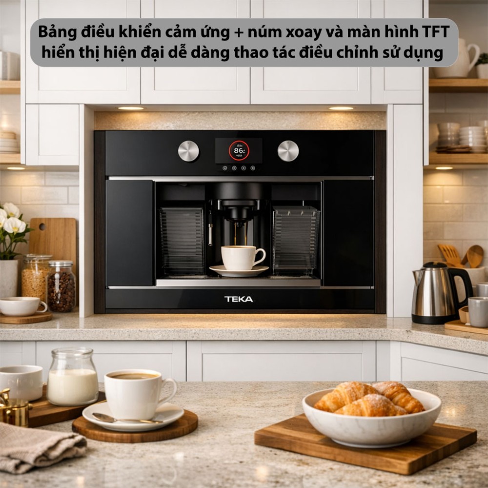 Máy pha cà phê lắp âm Teka CLC-8350-MC-BK-E04 - Hàng chính hãng