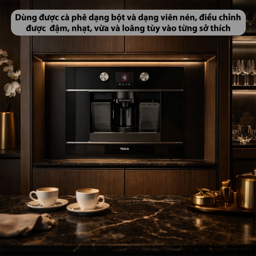 Máy pha cà phê lắp âm Teka CLC-8350-MC-BK-E04 - Hàng chính hãng