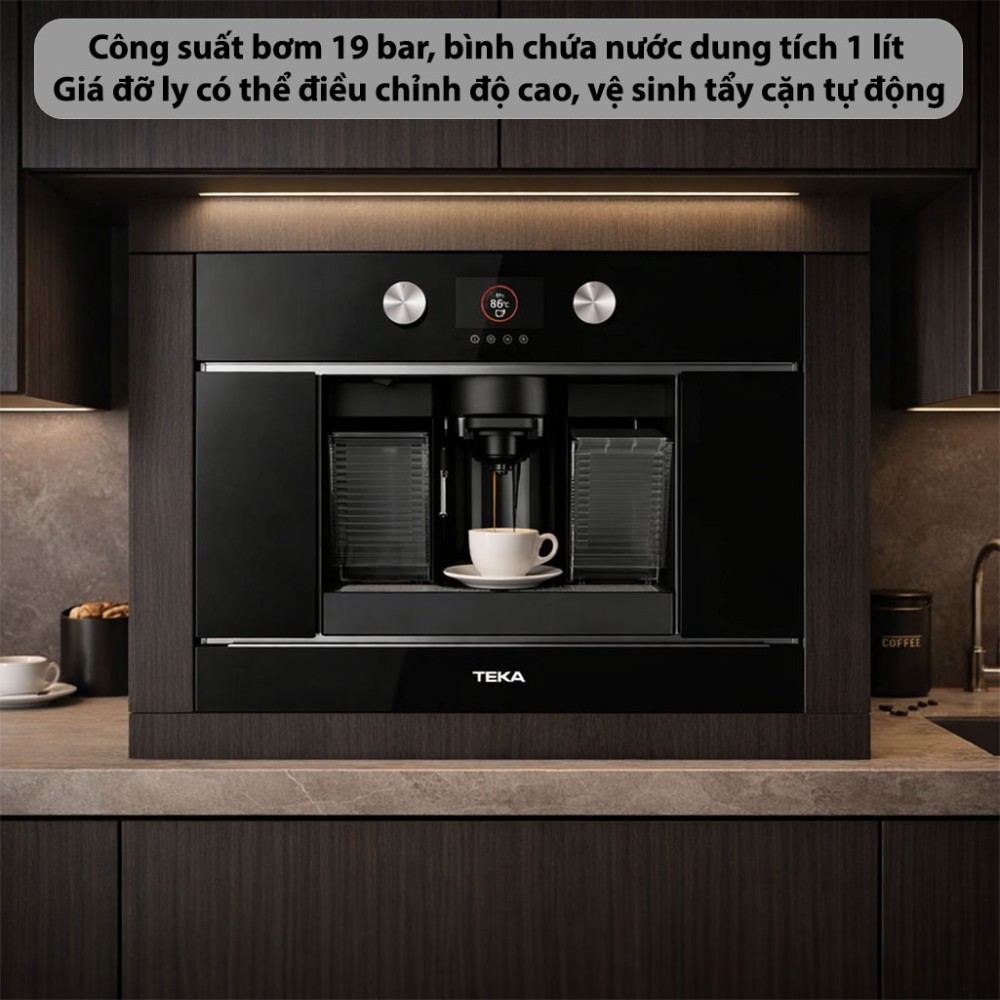Máy pha cà phê lắp âm Teka CLC-8350-MC-BK-E04 - Hàng chính hãng
