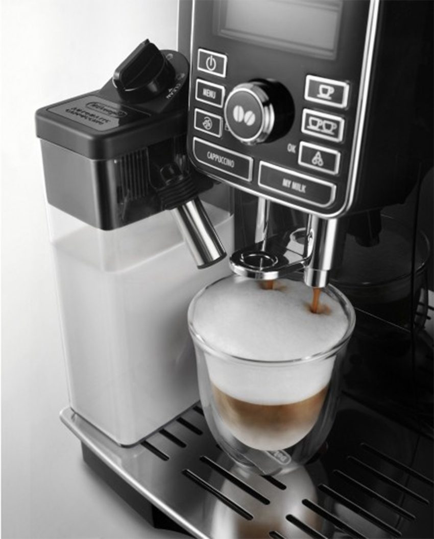 Chức năng của máy pha cafe tự động Capucino Delonghi Ecam 25.462