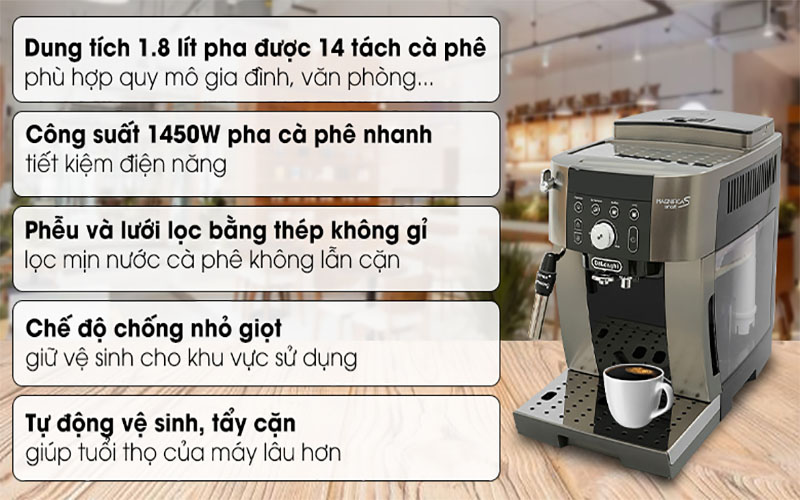 Máy pha cà phê tự động Delonghi ECAM250.33.TB