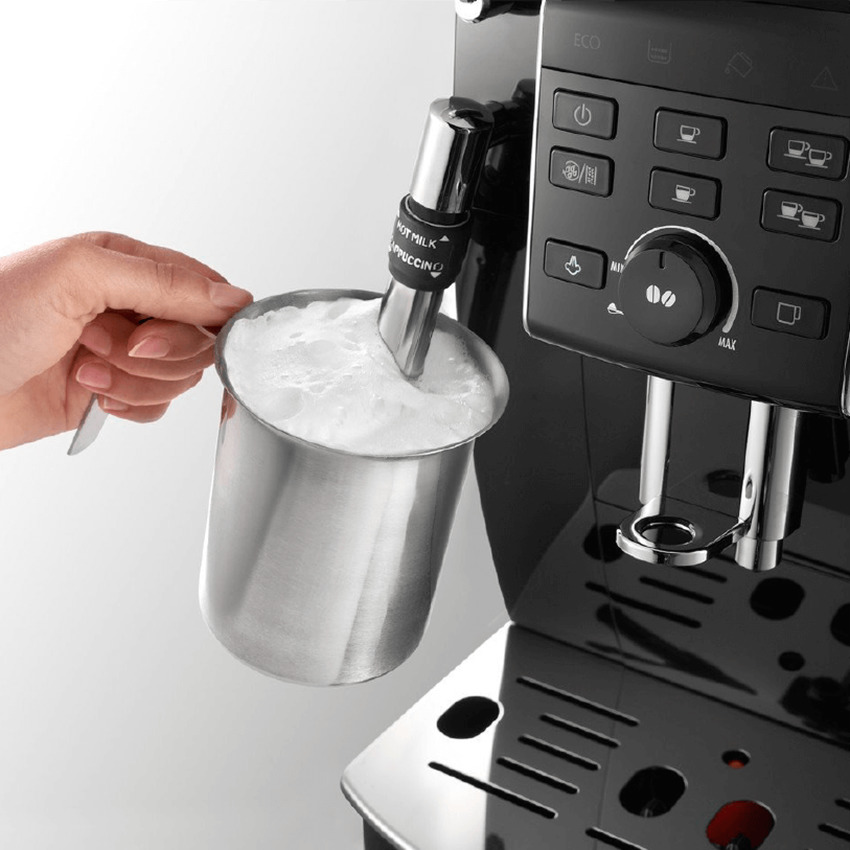 Máy pha cà phê tự động Delonghi Ecam 25.120 với chức năng làm bọt