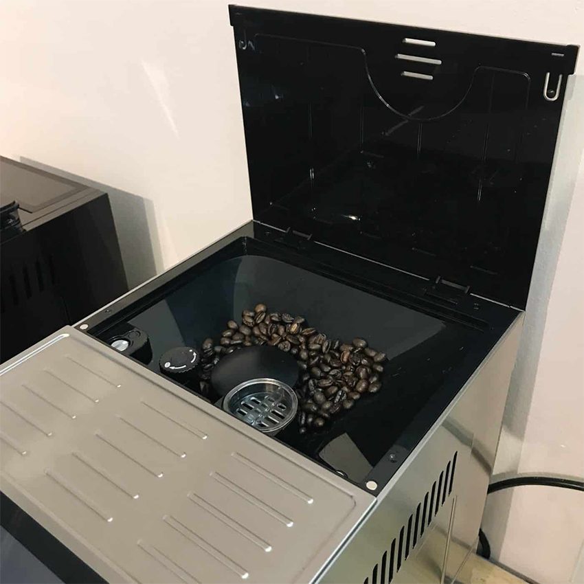 Máy pha cà phê tự động Handyage HK-1900-041 có hôp chứa cà phê