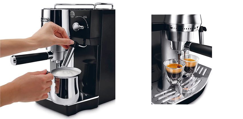 Chức năng của máy pha cafe Espresso DeLonghi EC 820.B
