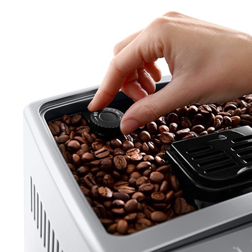 Máy pha cafe tự động DeLonghi ECAM 350.75.S với hộc đựng cafe hạt