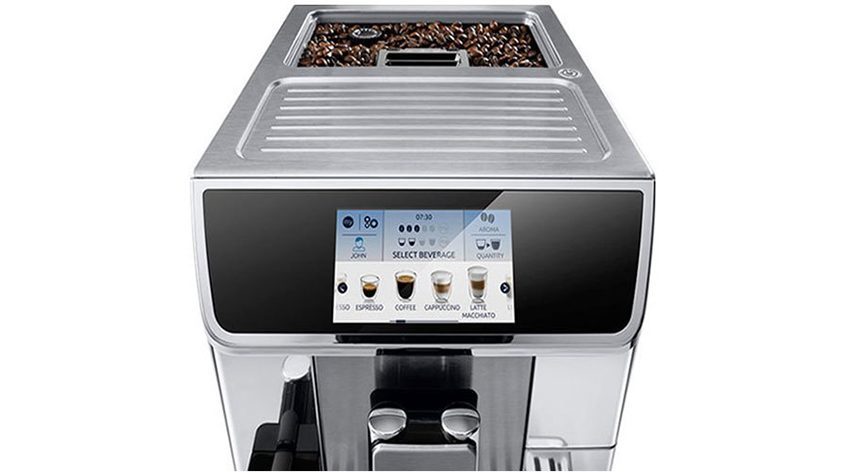 Bảng điều khiển của máy pha cafe tự động DeLonghi ECAM 650.75.MS
