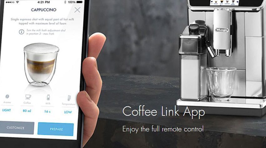 Máy pha cafe tự động DeLonghi ECAM 650.75.MS với chức năng “Smart Coffee”