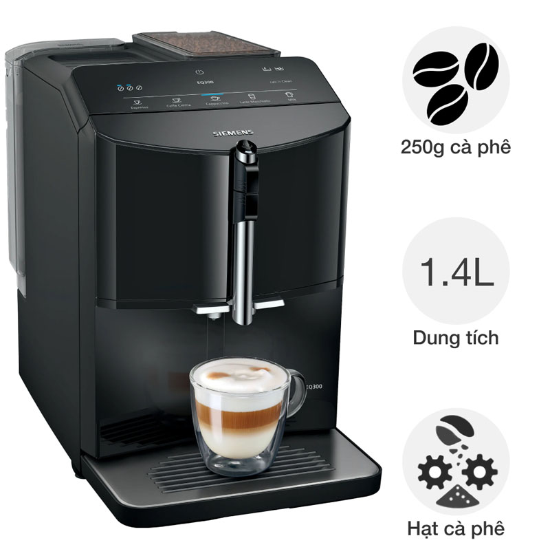 Máy pha cafe tự động Siemens TF301E09 EQ300