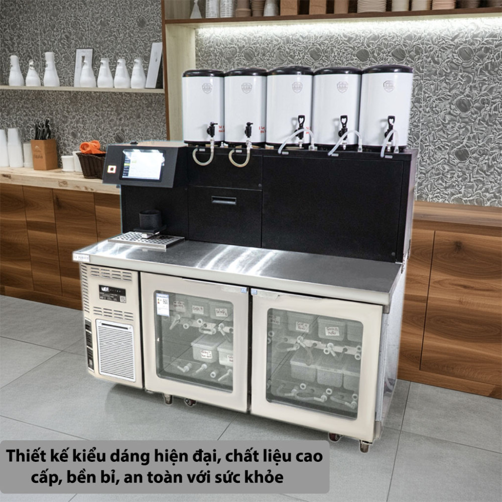 Máy pha chế đồ uống tự động Yubann YB-DD21-1500 thiết kế hiện đại, chất liệu cao cấp, bền bỉ