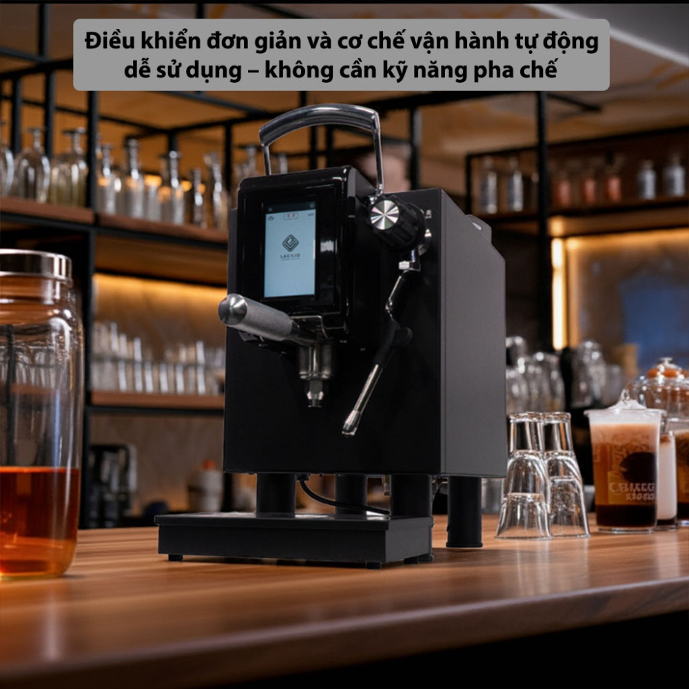 Máy pha trà tự động Lacilio Teapresso LT-150 bảng điều khiển hiện đại, dễ dàng sử dụng