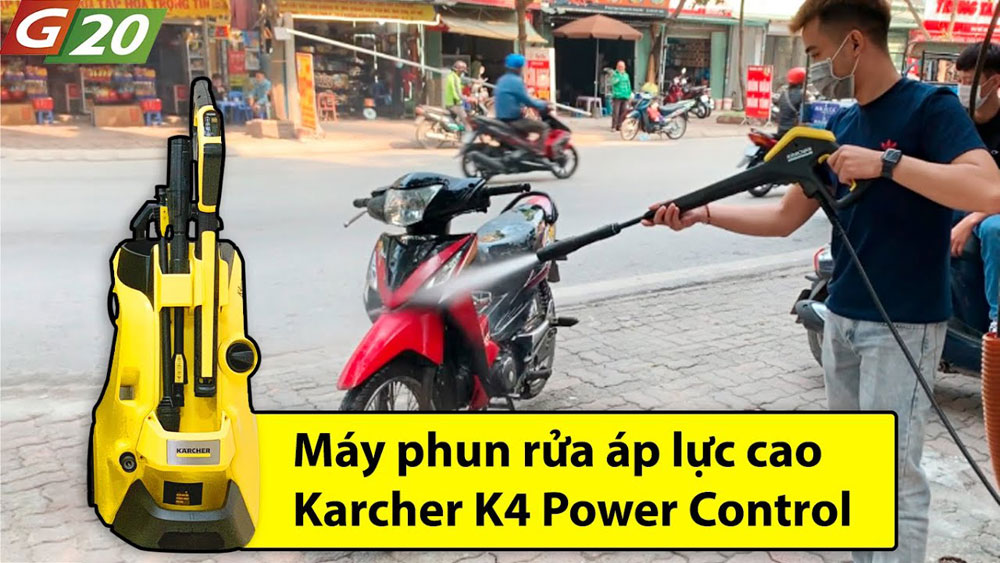 Máy phun xịt áp lực Karcher K4 Power Control - Hàng chính hãng