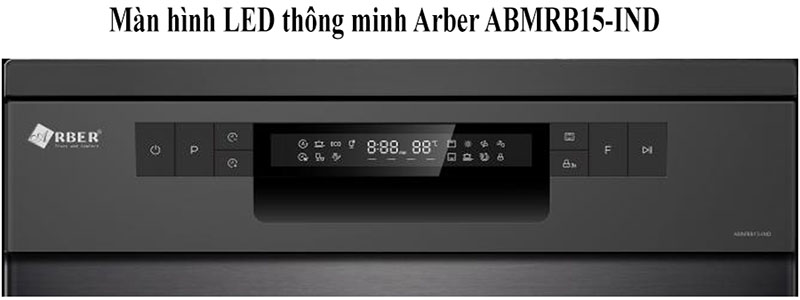 Bảng điều khiển của Máy rửa bát Arber ABMRB15-IND