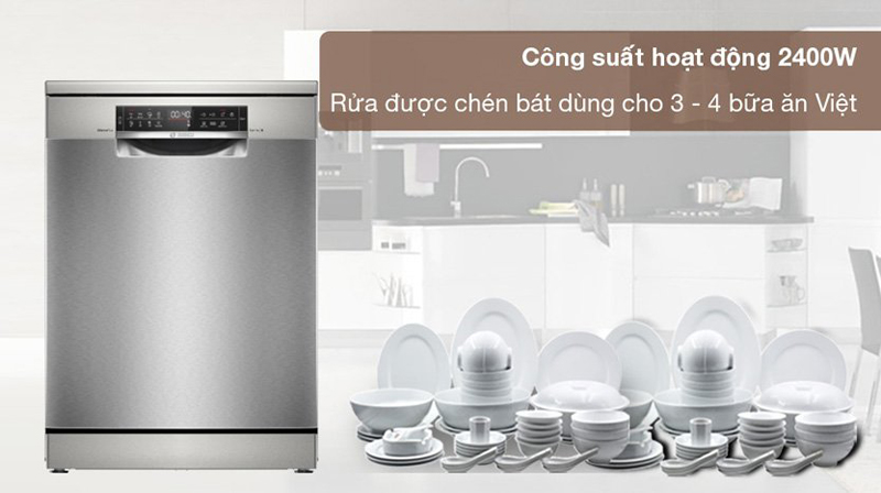 Máy hoạt động với công suất mạnh mẽ, làm sạch nhanh chóng