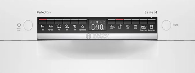 Bảng điều khiển của Máy rửa bát Bosch SMS6ZCW07E