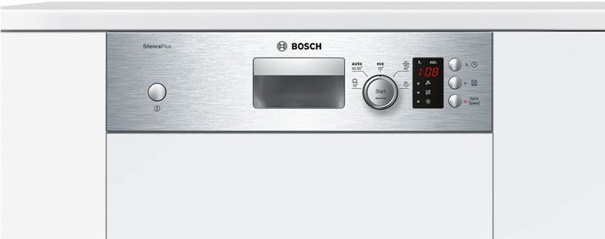 Bảng điều khiển của máy rửa bát Bosch SPI50E95EU