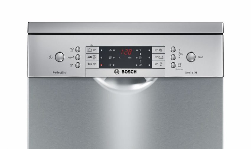 Bảng điều khiển của máy rửa bát Bosch SPS66TI01E