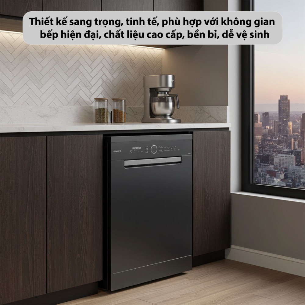 Máy rửa bát GrandX SMS8GX89G - Hàng chính hãng