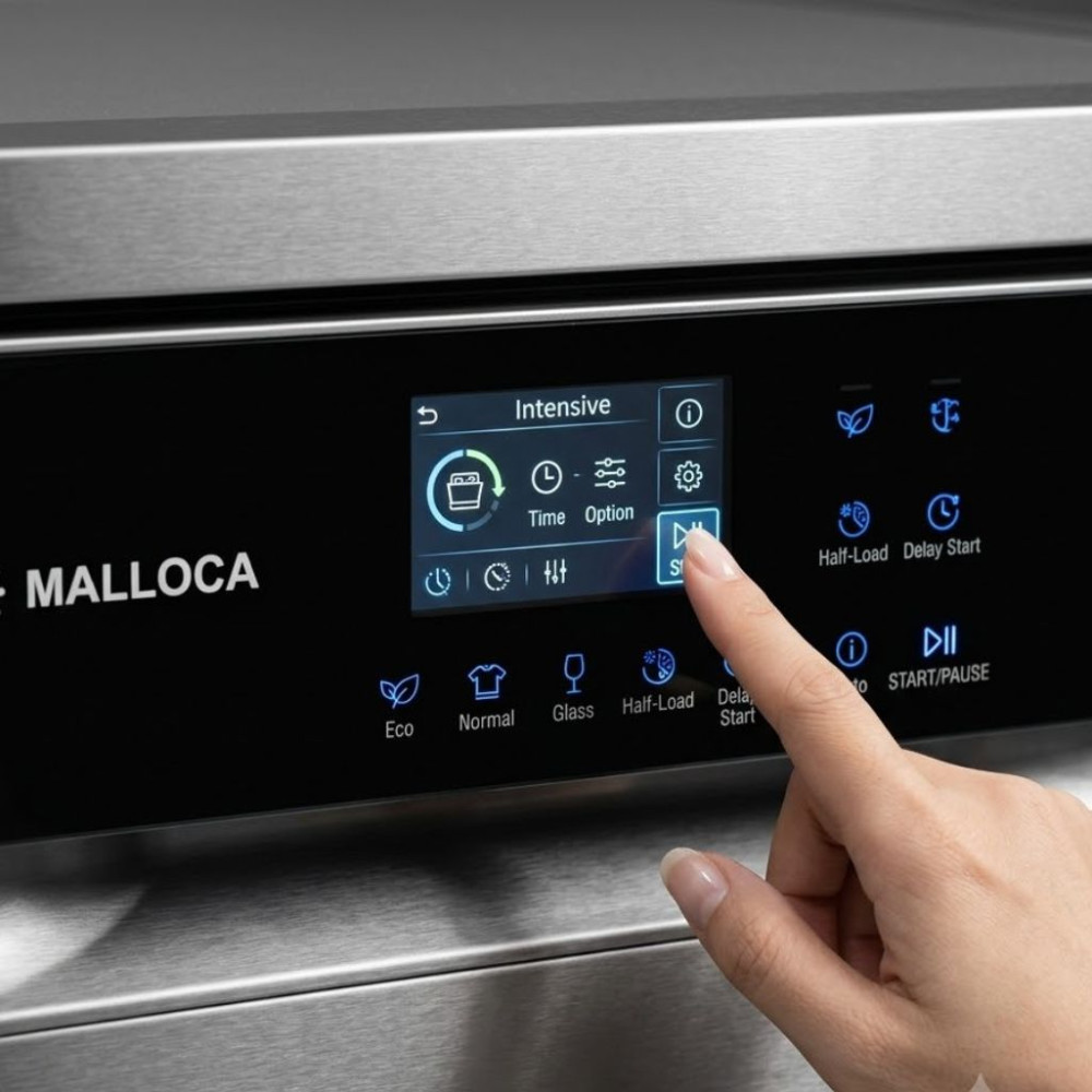 Máy rửa chén âm tủ Malloca MDW14-7713AD - Hàng chính hãng
