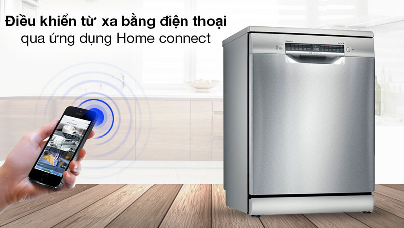 Điều khiển bằng smartphone cùng ứng dụng Home connect