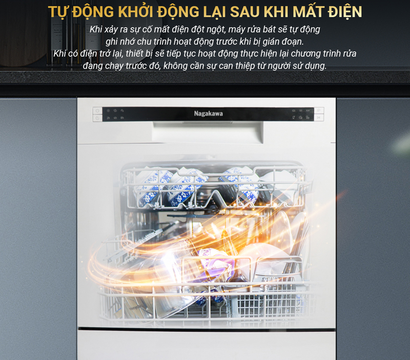 Tự động khởi động lại sau khi mất điện