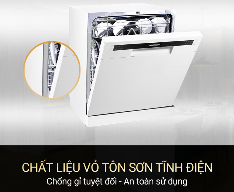 Chất liệu cấu tạo cao cấp tạo độ bền cho máy