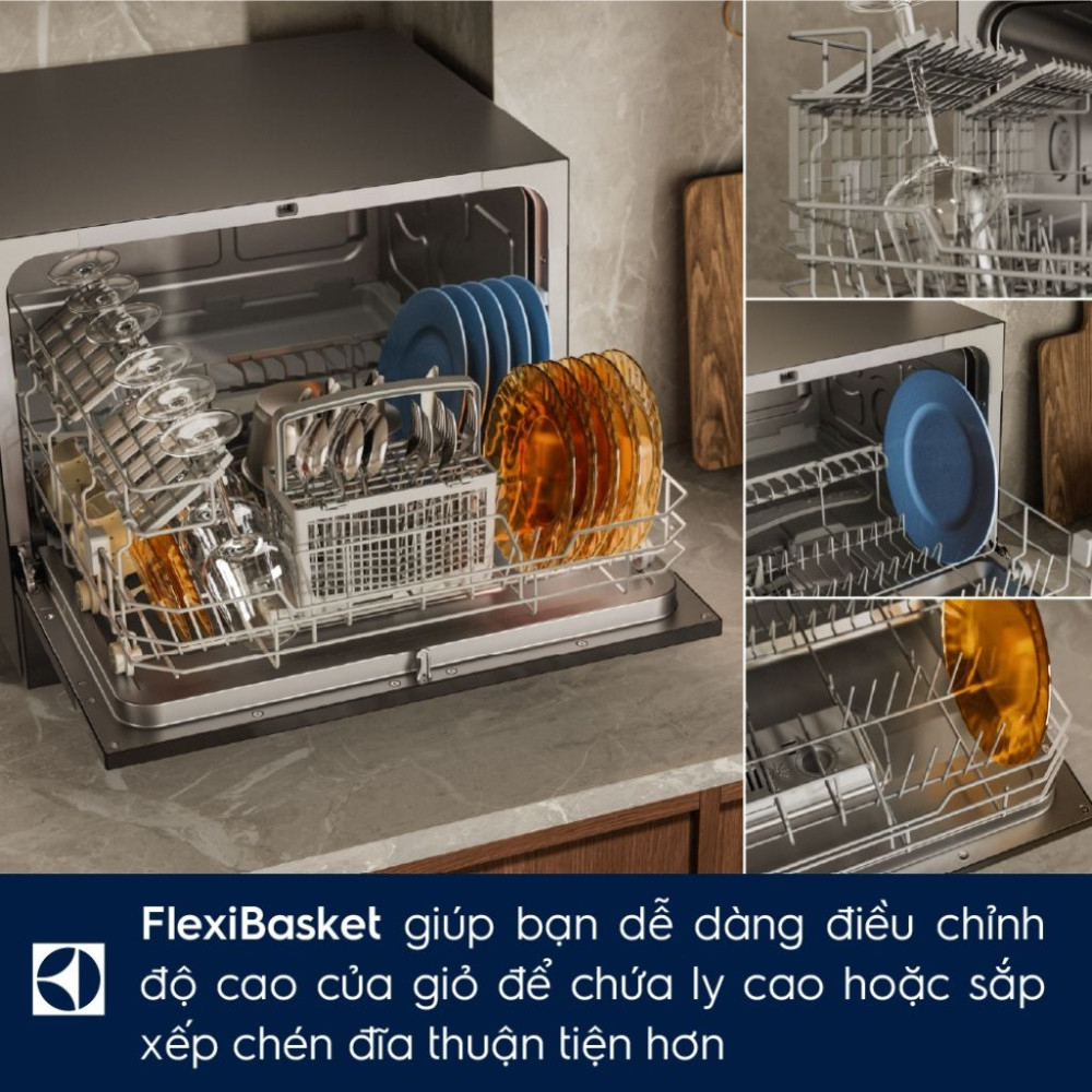 Máy rửa bát để bàn Electrolux EFC1660MB - Hàng chính hãng