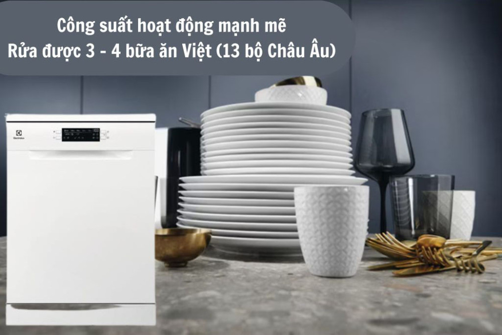  Tải trọng lên đến 13 bộ chén bất Chấu Âu