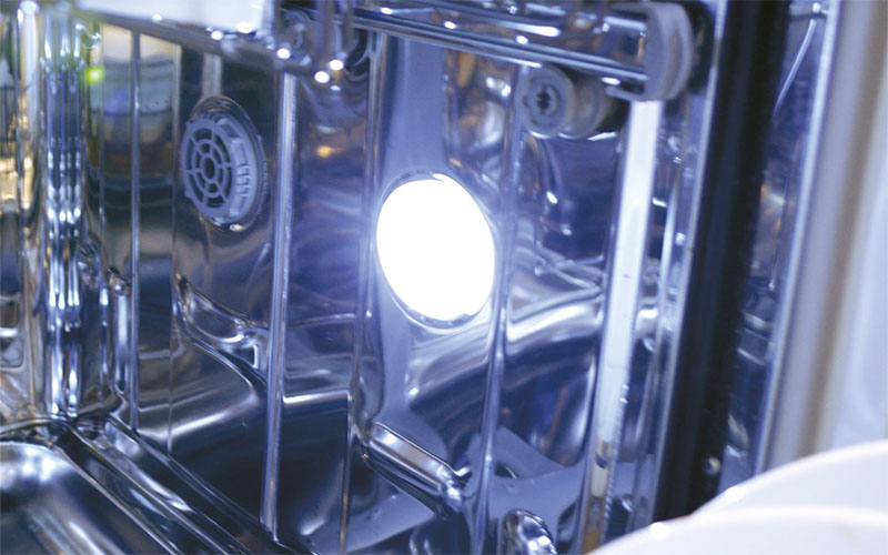 Đèn LED chiếu sáng của Máy rửa bát độc lập Eurosun SMS80EU15E