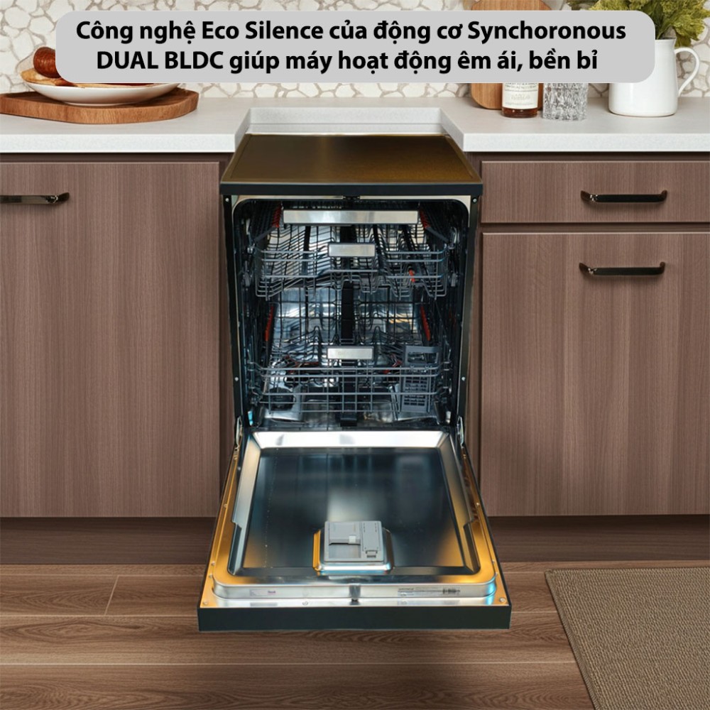 Máy rửa bát độc lập GrandX SMS8GX89B - Hàng chính hãng