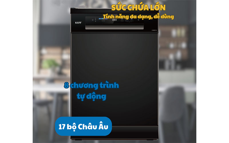 Sức chứa của Máy rửa chén độc lập Kaff KF-BHMI775YB