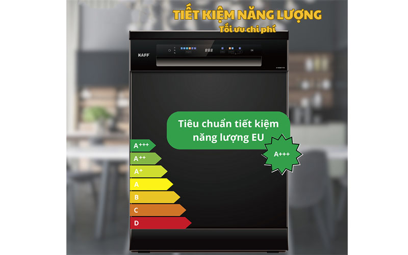 Máy rửa chén độc lập Kaff KF-BHMI775YB