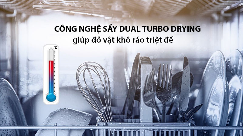 Công nghệ sấy của Máy rửa bát độc lập Spelier SP-16DWKT/G