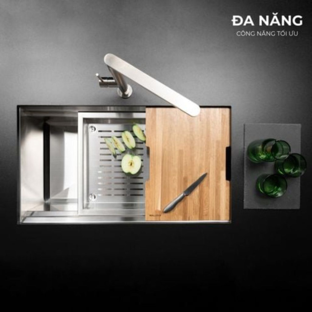 Chậu rửa chén Malloca Slide MS 781 - Hàng chính hãng