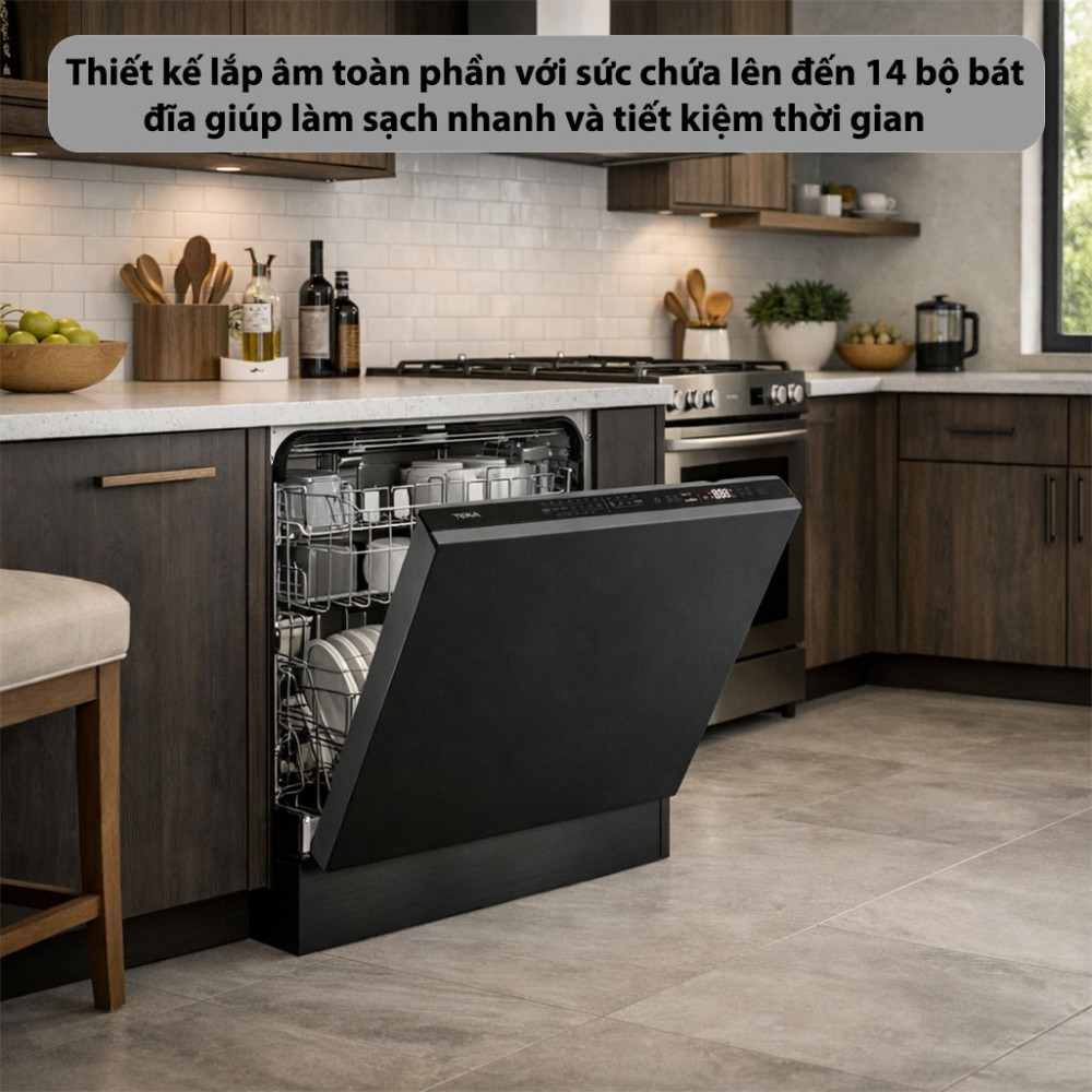 Máy rửa chén âm toàn phần Teka DFI-46750 - Hàng chính hãng