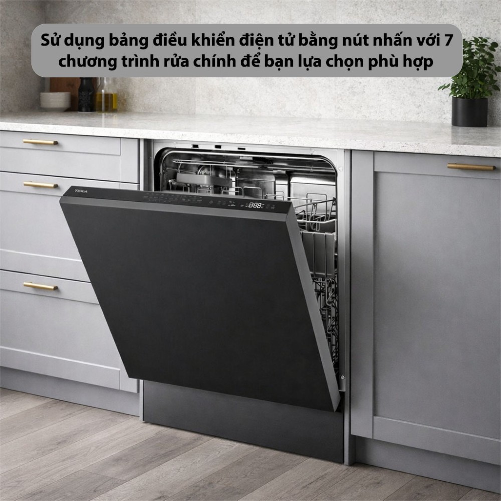 Máy rửa chén âm toàn phần Teka DFI-46750 - Hàng chính hãng