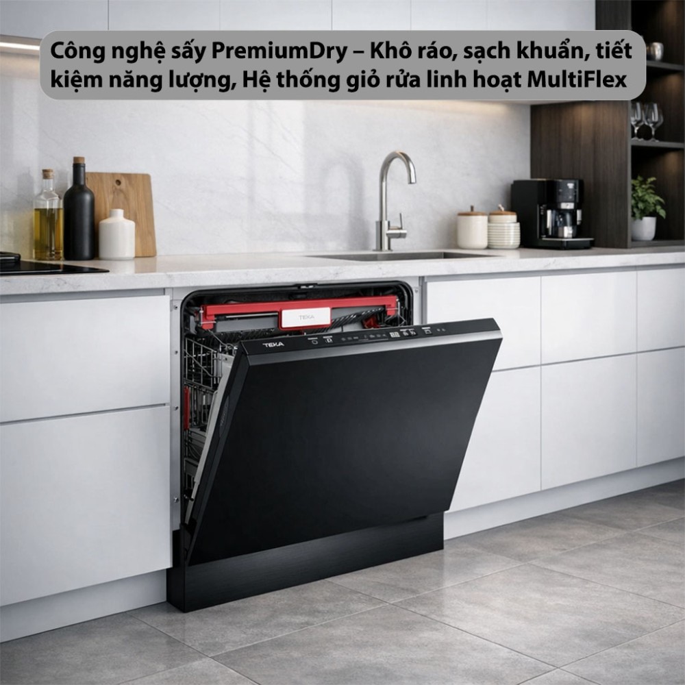 Máy rửa chén âm toàn phần Teka DFI-46760 - Hàng chính hãng