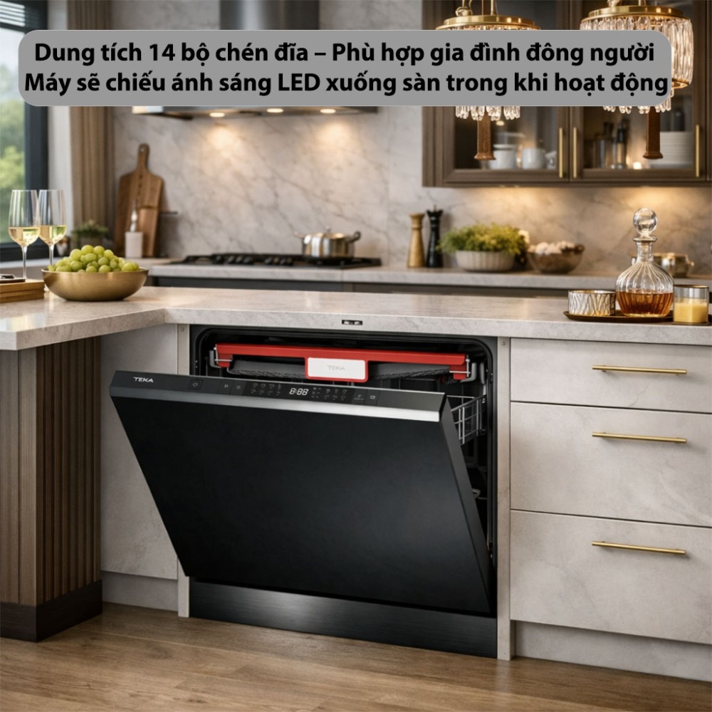 Máy rửa chén âm toàn phần Teka DFI-76960 - Hàng chính hãng